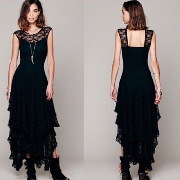 Free People Intimately French Courtship Floral Lace
Ruffle Romantic Maxi Slip - Picture 7 of 7